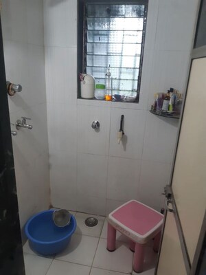 Bathroom in 1 BHK Apartment at Mahavir Varsha, Ghansoli – for Rent