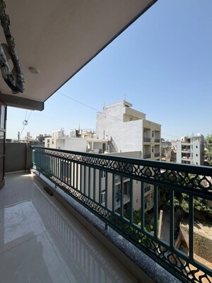 Balcony in 3 BHK Builder Floor at Chattarpur – for Rent