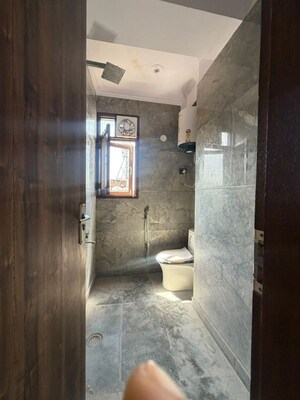 Bathroom in 3 BHK Builder Floor at Chattarpur – for Rent