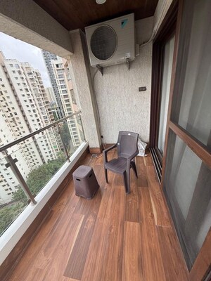 Balcony in 3 BHK Apartment at Surbhi CHS Andheri West, Andheri West – for Rent