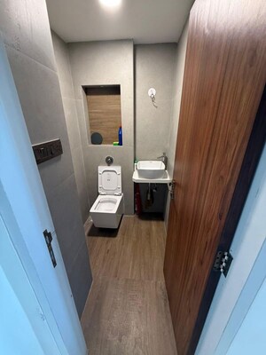 Bathroom in 3 BHK Apartment at Surbhi CHS Andheri West, Andheri West – for Rent