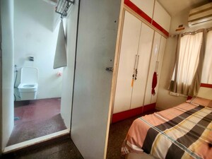 Bathroom in 1 BHK Apartment at HDIL Dheeraj Jamuna, Malad West – for Rent