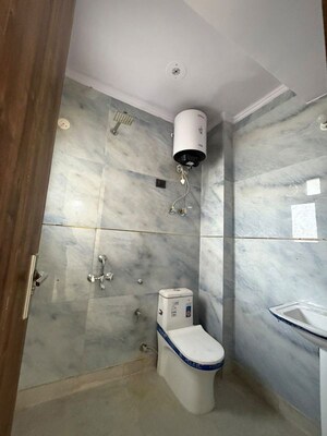 Bathroom in 3 BHK Builder Floor at Chattarpur – for Rent
