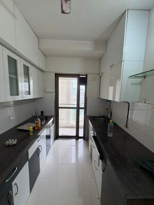 Kitchen in 3 BHK Apartment at Cosmopolis Tower, Andheri West – for Rent