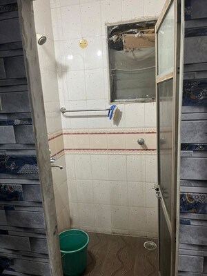 Bathroom in 1 RK Apartment at Prabhu Dham Apartment, Ghansoli – for Rent