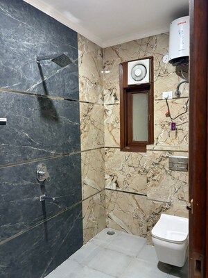 Bathroom in 3 BHK Apartment at Palm Residency Chhatarpur, Chattarpur – for Rent