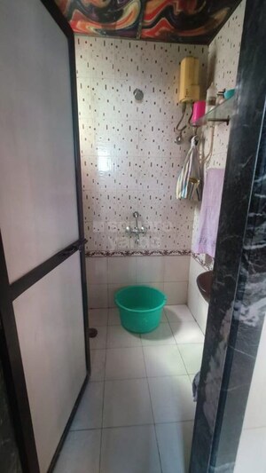 Bathroom in 2 BHK Apartment at Mahavir Residency, Ghansoli – for Rent