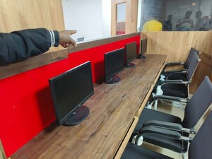 Kitchen in  Office Space at Skanda Apartments Alambagh, Alambagh – for Rent