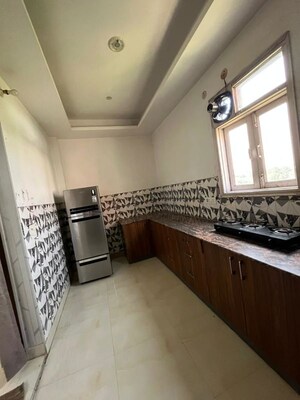 Kitchen in 3 BHK Apartment at Palm Residency Chhatarpur, Chattarpur – for Rent