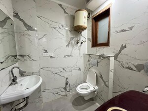 Bathroom in 2 BHK Builder Floor at Saket – for Sale