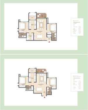 Floor Plan in 2 BHK Apartment at Lodha Sylvan, Hinjewadi Phase 3 – for Sale
