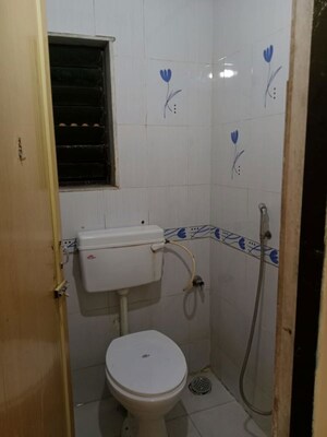 Bathroom in 1 BHK Apartment at Mahavir Heights Ghansoli, Ghansoli – for Rent