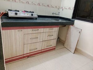 Kitchen in 1 BHK Apartment at Mahavir Heights Ghansoli, Ghansoli – for Rent