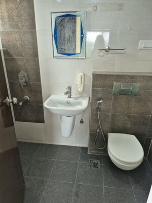 Bathroom in 3 BHK Apartment at DSR White Waters, Gunjur – for Rent