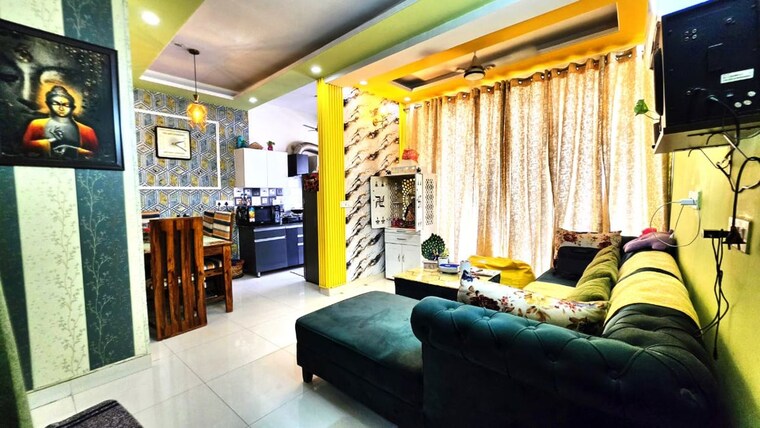 Living Room, ambala highway 2 Bedroom 800 Sq.Ft. Builder Floor In Ambala Highway Zirakpur 10666331