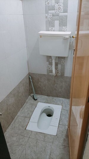 Bathroom in 1 BHK Apartment at SK Heights, Ghansoli – for Rent