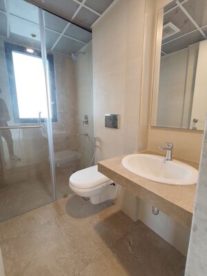 Bathroom in 4 BHK Apartment at Supreme Belmac Residences, Kalyani Nagar – for Rent