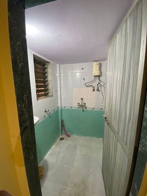 Bathroom in 1 BHK Apartment at SK Heights, Ghansoli – for Rent