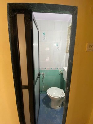 Bathroom in 1 BHK Apartment at SK Heights, Ghansoli – for Rent