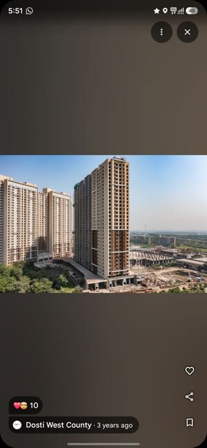  Office Space For Sale in One Dosti, Kolshet Industrial Area