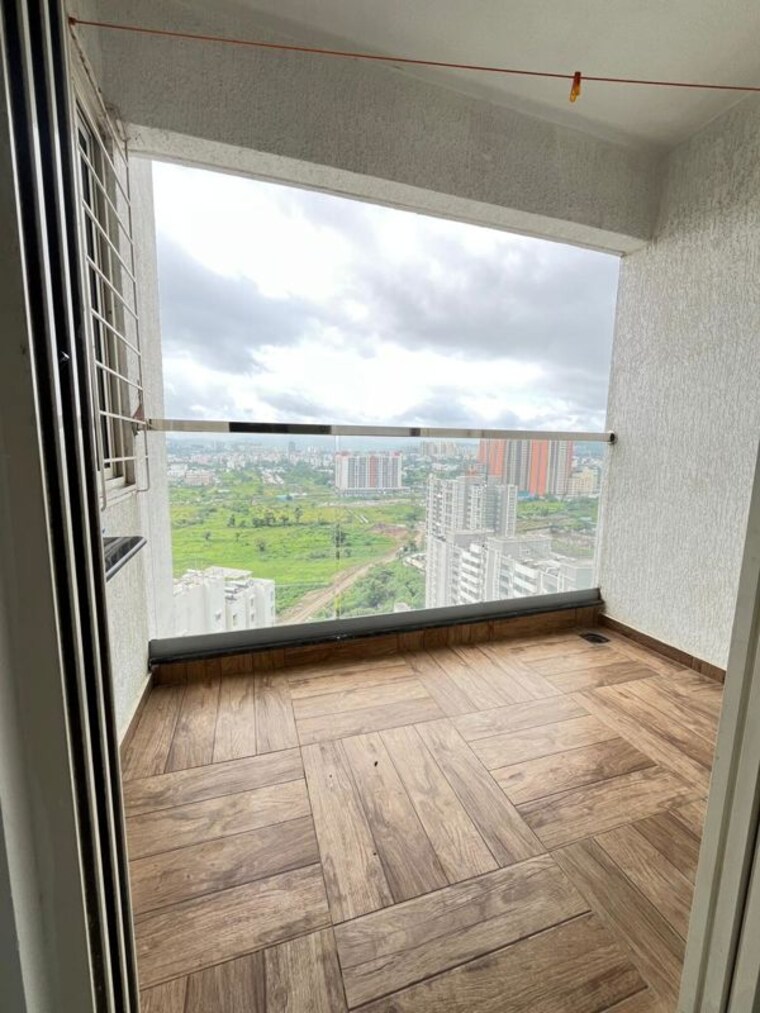 Balcony, vj-yashone-infinitee 2 Bedroom 707 Sq.Ft. Apartment In Tathawade Pune 10666446