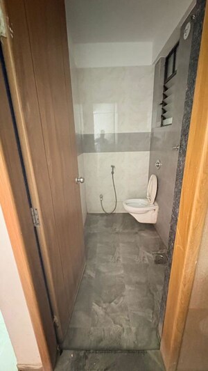 Bathroom in 1 BHK Apartment at Swaraaj Heights, Punawale – for Rent