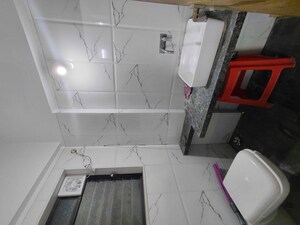 Bathroom in 1 BHK Apartment at Harshail Falcon, Malad West – for Rent