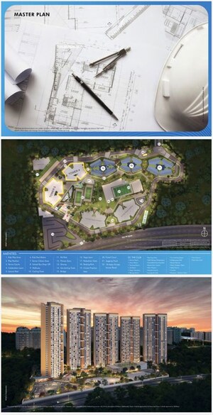Master Plan in 3 BHK Apartment at Gera Joy On The Tree Tops, Hinjewadi – for Sale