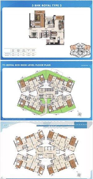 Master Plan in 3 BHK Apartment at Gera Joy On The Tree Tops, Hinjewadi – for Sale