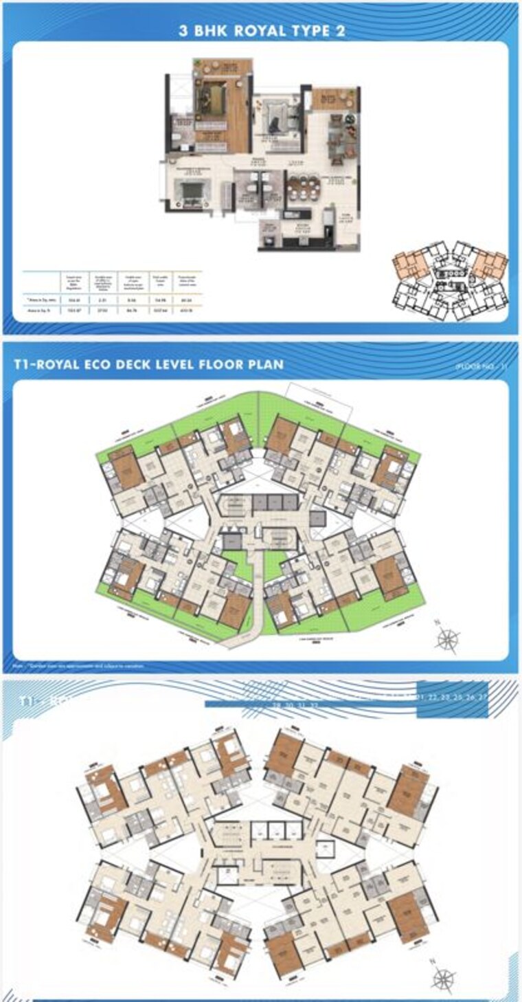 Master Plan, gera-joy-on-the-tree-tops 3 Bedroom 1011 Sq.Ft. Apartment In Hinjewadi Pune 10666465