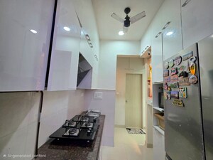 Kitchen in 1 BHK Apartment at Ashar Edge, Pokhran Road No Two – for Rent