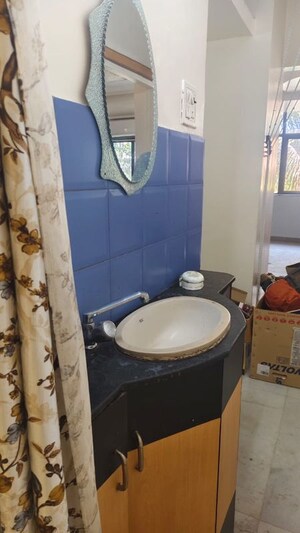 Bathroom in 2 BHK Apartment at Visava Enclave, Aundh – for Rent