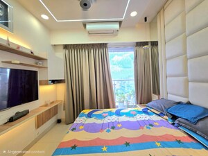 Bedroom in 1 BHK Apartment at Ashar Edge, Pokhran Road No Two – for Rent