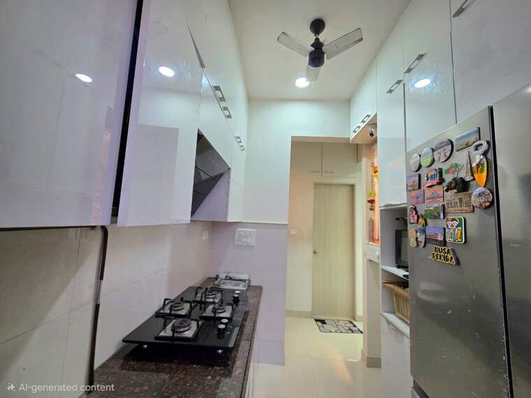 Kitchen, ashar-edge 1 Bedroom 456 Sq.Ft. Apartment In Pokhran Road No Two Thane 10666515
