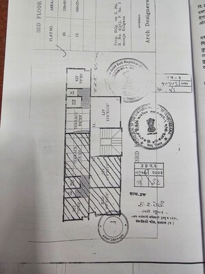 Floor Plan in 1.5 BHK Apartment at Badlapur West – for Sale