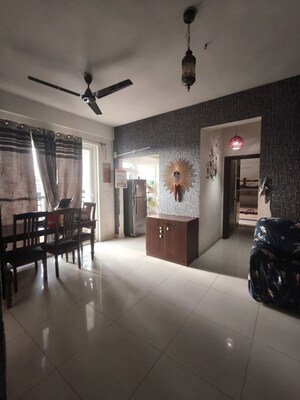 Living Room in 3 BHK Apartment at Coevolve Northern Star, Thanisandra – for Rent