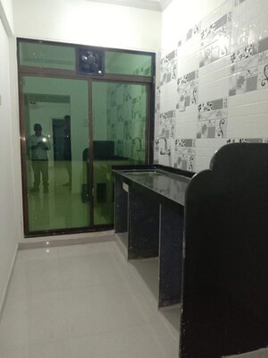 Kitchen in 1 BHK Apartment at Mahavir Tower Ghansoli, Ghansoli – for Rent