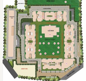 Master Plan in 3 BHK Apartment at Rahul Downtown, Punawale – for Sale