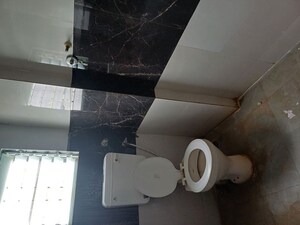 Bathroom in 1 BHK Apartment at Mahavir Tower Ghansoli, Ghansoli – for Rent