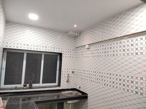 Kitchen in 1 BHK Apartment at Mahavir Tower Ghansoli, Ghansoli – for Rent