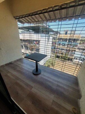Balcony in 3 BHK Apartment at Mahavir Tower Ghansoli, Ghansoli – for Rent