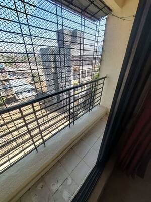 Balcony in 3 BHK Apartment at Mahavir Tower Ghansoli, Ghansoli – for Rent