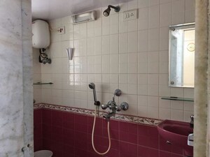 Bathroom in 2 BHK Apartment at Nanddham Society, Bhayandar East – for Rent