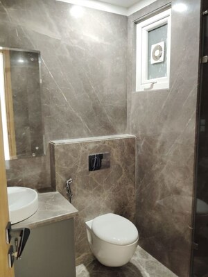 Bathroom in 3 BHK Builder Floor at Sarvodaya Enclave – for Rent