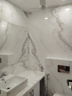 Bathroom in 3 BHK Builder Floor at Sarvodaya Enclave – for Rent