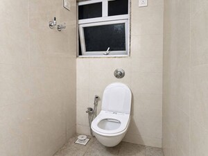 Bathroom in 1 BHK Apartment at Lalitambika Akshay, Worli – for Rent