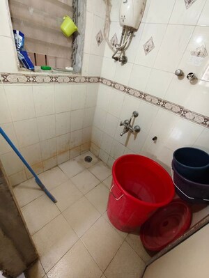 Bathroom in 1 BHK Apartment at Raj Residency Kasarvadavali, Kasarvadavali – for Rent