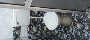Bathroom in 1 BHK Apartment at Mahavir Tower Ghansoli, Ghansoli – for Rent
