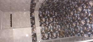 Bathroom in 1 BHK Apartment at Mahavir Tower Ghansoli, Ghansoli – for Rent