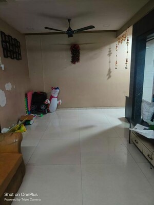 Living Room in 1 BHK Apartment at Mahavir Tower Ghansoli, Ghansoli – for Rent